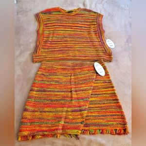 Mini Skirt and Top Set